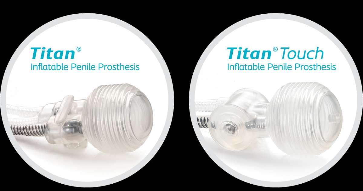 An image of Titan and Titan Touch penile implant.